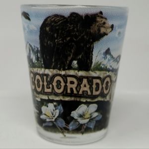 COLORADO BEAR SHOT GLASS